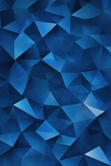 Obraz premium Abstract Blue Geometric Pattern