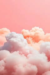 Pink Clouds in a Pastel Sky