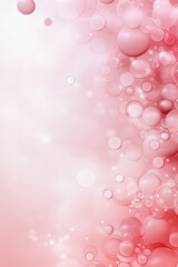 Abstract Pink Bubbles Background
