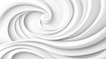 Obraz premium Abstract White Spiral Background