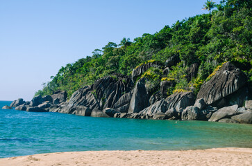 Praia do Jabaquara, Ilha Bela São Paulo Brasil