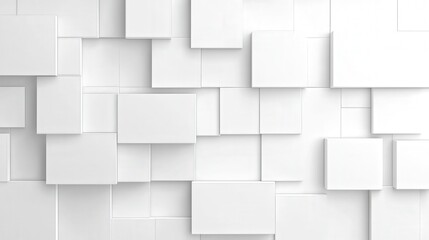 Obraz premium Abstract White Geometric Background