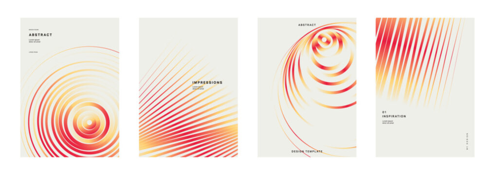 Set of abstract geometric shape backgrounds. Vector design element templates for web, flyer, poster, covers, banner, apps, advertising, collages.