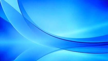 Blue abstract background with soft curves. swirling, blue wave with translucent ripples.