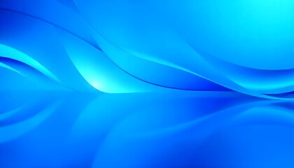 Blue abstract background with soft curves. swirling, blue wave with translucent ripples.
