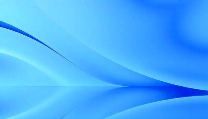 Blue abstract background with soft curves. swirling, blue wave with translucent ripples.