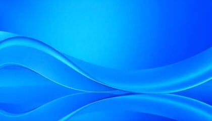 Blue abstract background with soft curves. swirling, blue wave with translucent ripples.