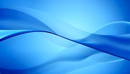 Obraz premium Blue abstract background with soft curves. swirling, blue wave with translucent ripples.