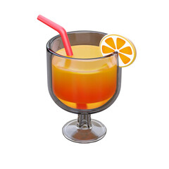 glass of orange juice