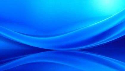 Obraz premium Blue abstract background with soft curves. swirling, blue wave with translucent ripples.