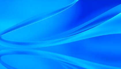 Obraz premium Blue abstract background with soft curves. swirling, blue wave with translucent ripples.