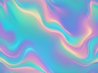 Fototapeta premium abstract pastel Iridescent aura Y2K holographic gradient backround mesh gradient in neon aurora fluid hologram texture