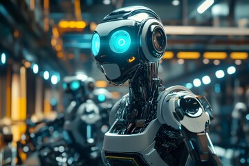 Robot in a Factory Setting