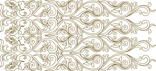 Vector sketch illustration silhouette design frame icon logo symbol floral animal ethnic vintage classic traditional 