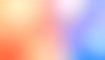 Obraz premium Minimalist blur background with a gentle yellow-to-pink gradient.