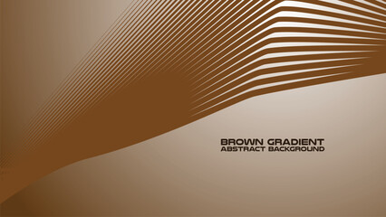 Brown gradient with curve line abstract background for backdrop or presentation