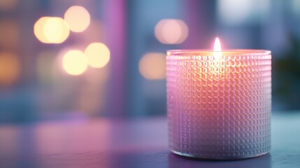 Cozy Purple Living Room with Sunset Window, Animated Virtual Background for Vtuber Streams, Ideal for Twitch and Zoom Overlays, Atmosphere of Chill Anime Hip Hop Vibes