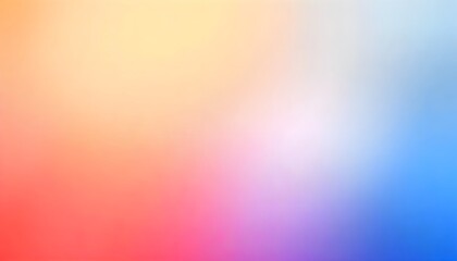 Obraz premium Minimalist blur background with a gentle yellow-to-pink gradient.