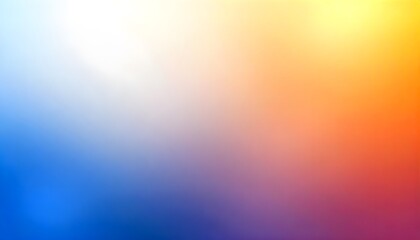 Obraz premium Gradient background with soft blended multicolour background. soft, blurred gradient transitioning from pink to blue.