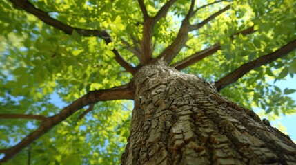 Trees: Large, mature trees featuring robust trunks and sprawling branches, offering substantial shade and a habitat for birds and squirrels.
