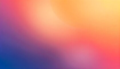Fototapeta premium Gradient background with soft blended multicolour background. soft, blurred gradient transitioning from pink to blue.