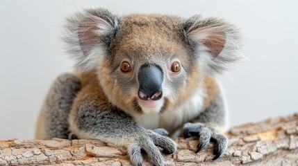 Naklejka premium koala isolated on white background 