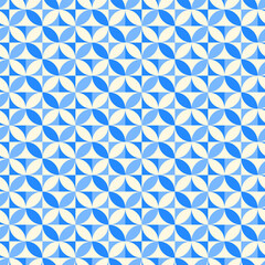 Seamless vector abstract geometric blakitny pattern