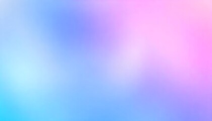 Fototapeta premium Soft blurred blue and pink gradient background. soft, blurred gradient transitioning from pink to blue.