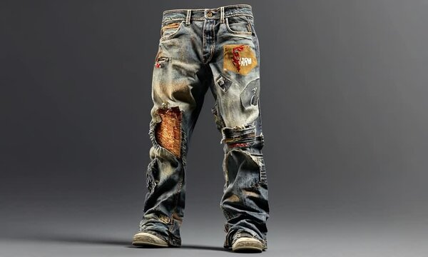Distressed Denim Jeans - A Fashion Statement