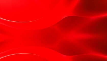 Red abstract background with soft curves and reflect swirling, red liquid reflecting on a smooth surface.