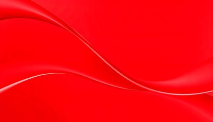 Red abstract background with soft curves and reflect swirling, red liquid reflecting on a smooth surface.