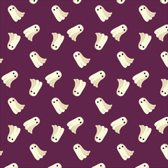 Patterns with Cute Ghosts	