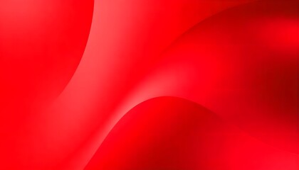 Red abstract background with soft curves and reflect swirling, red liquid reflecting on a smooth surface.