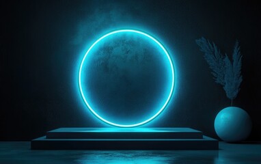 Luxury Product Display on Podium 3D Render