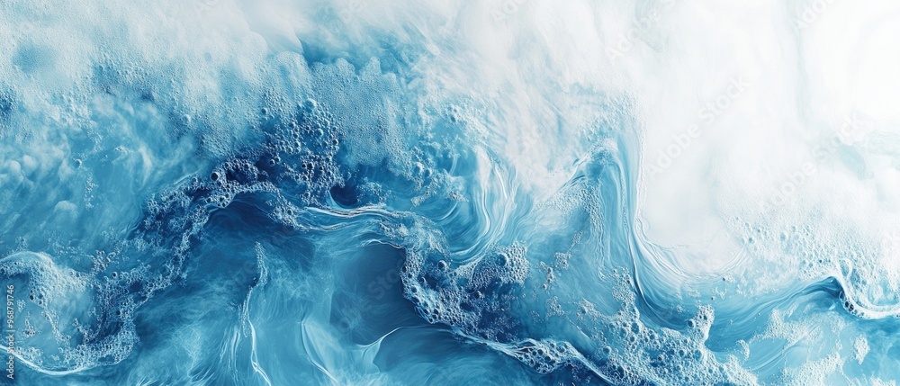 Poster an artistic background with water textures enhances your design bringing a dynamic and captivating v