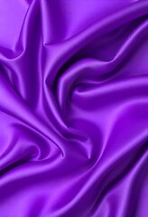 Fototapeta premium Smooth flowing purple satin fabric with soft wavy. flowing purple satin with soft folds and highlights.