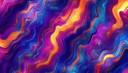 Vibrant digital illustration featuring abstract multi colored zigzag effects perfect for backgrounds textures screen savers and graphic design in a retro style
