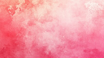 Fototapeta premium Hand drawn illustration featuring a pale pink and coral gradient Soft grunge magenta watercolor background creates an abstract texture ideal for text design and greeting cards