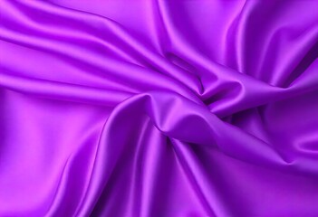 Obraz premium Smooth flowing purple satin fabric with soft wavy. flowing purple satin with soft folds and highlights.