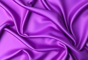 Obraz premium Smooth flowing purple satin fabric with soft wavy. flowing purple satin with soft folds and highlights.