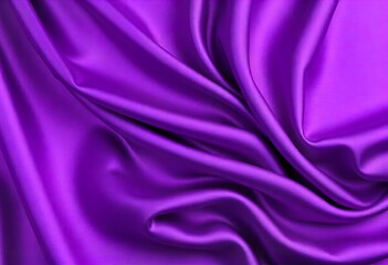 Smooth flowing purple satin fabric with soft wavy. flowing purple satin with soft folds and highlights.
