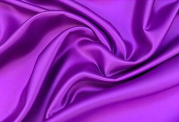 Smooth flowing purple satin fabric with soft wavy. flowing purple satin with soft folds and highlights.