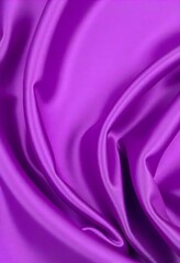 Obraz premium Smooth flowing purple satin fabric with soft wavy. flowing purple satin with soft folds and highlights.