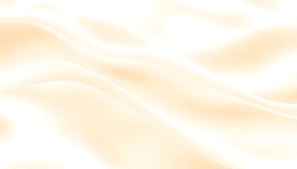 Naklejka premium Smooth flowing beige and white abstract waves smooth, peach colored surface with a subtle gradient.