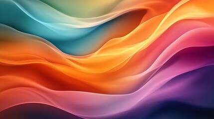 Abstract colorful wave pattern on a vibrant