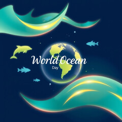 Fototapeta premium World Ocean Day