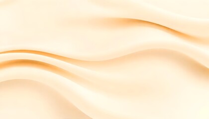 Obraz premium Smooth flowing beige and white abstract waves smooth, peach colored surface with a subtle gradient.