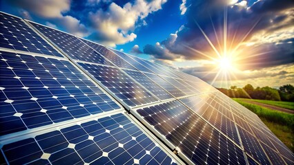 solar panel close up AI