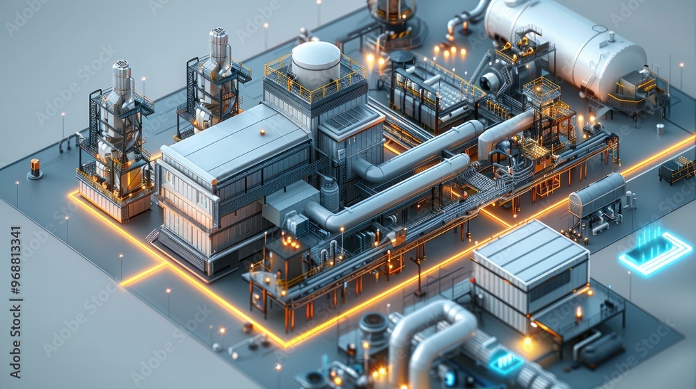 Poster a production lines in the production workshop, equipment production lines, etc., and the production 