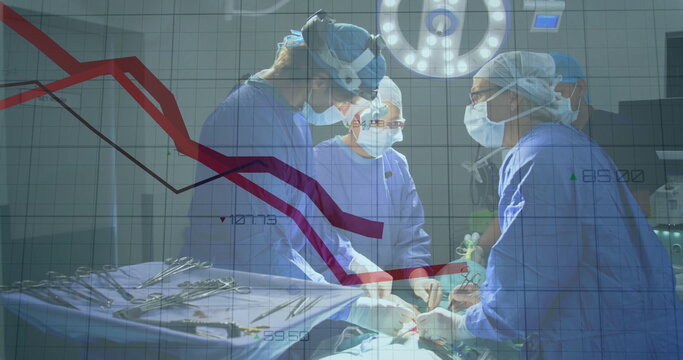 Image of financial data processing over diverse surgeons